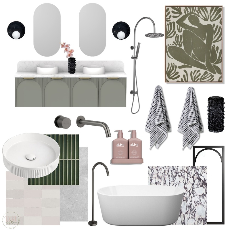 Luxurious Bathroom Mood Board by Eliza Grace Interiors on Style Sourcebook