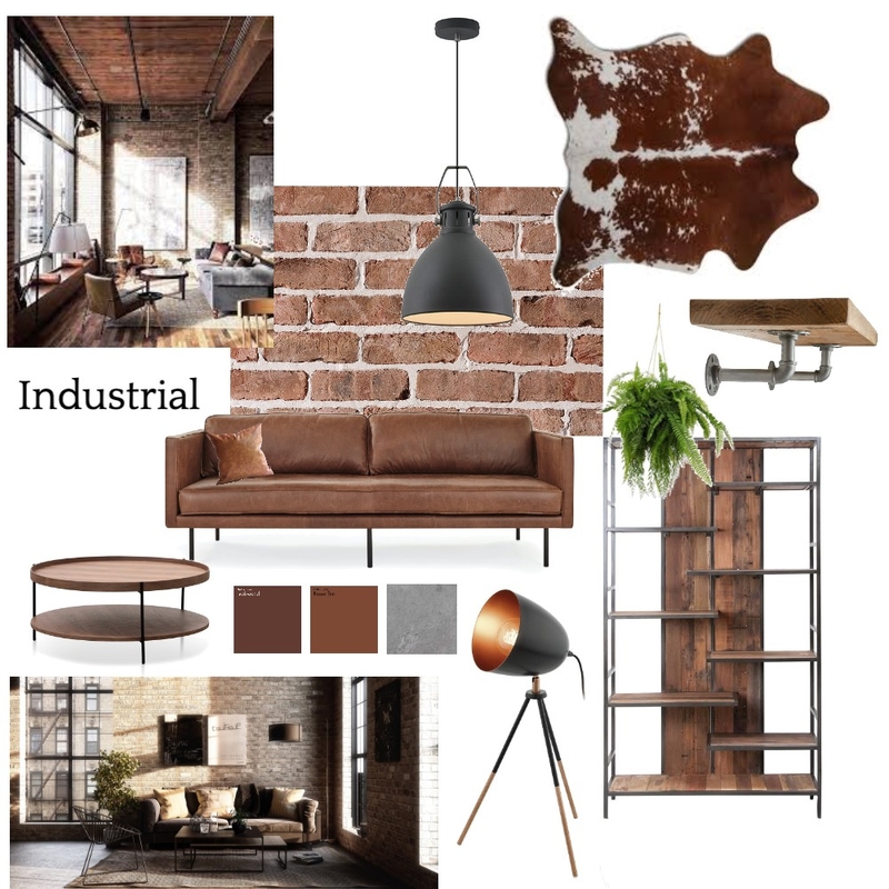 Industrial Mood Board by HEvans on Style Sourcebook