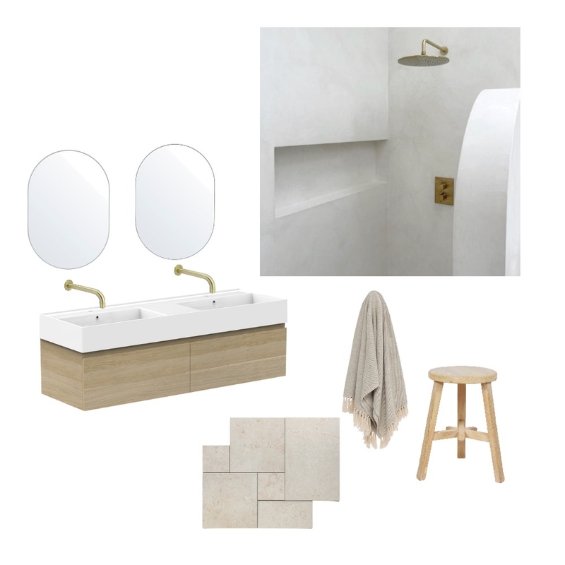 ensuite Mood Board by Styledbymel on Style Sourcebook