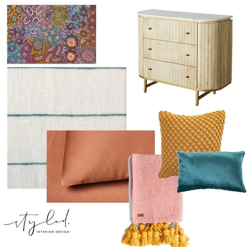 Leon Main Bed Mood Board by Styled Interior Design on Style Sourcebook