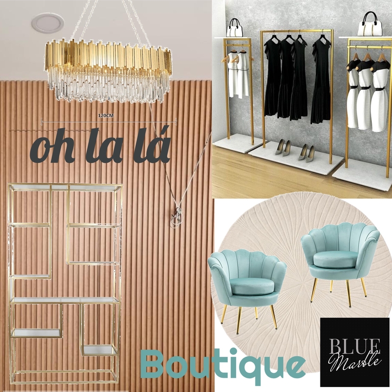 oh la lá Boutique Mood Board by Blue Marble Interiors on Style Sourcebook