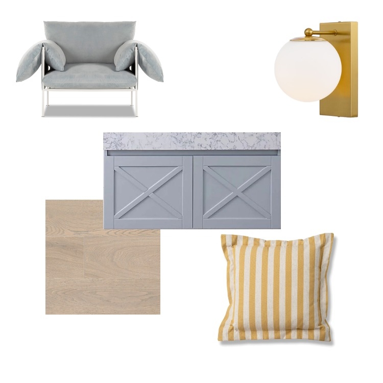 blue bathroom Mood Board by Studio Lili on Style Sourcebook