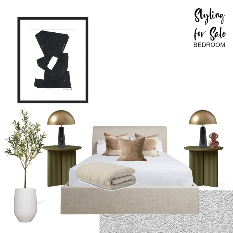 Bedroom - Styling for Sale Mood Board by M+Co Living on Style Sourcebook
