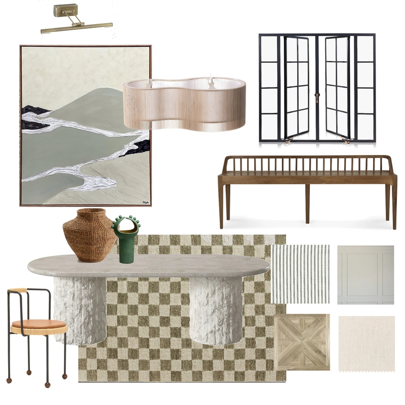 Contemporary Dining Room Mood Board by tenfoldsinteriors on Style Sourcebook