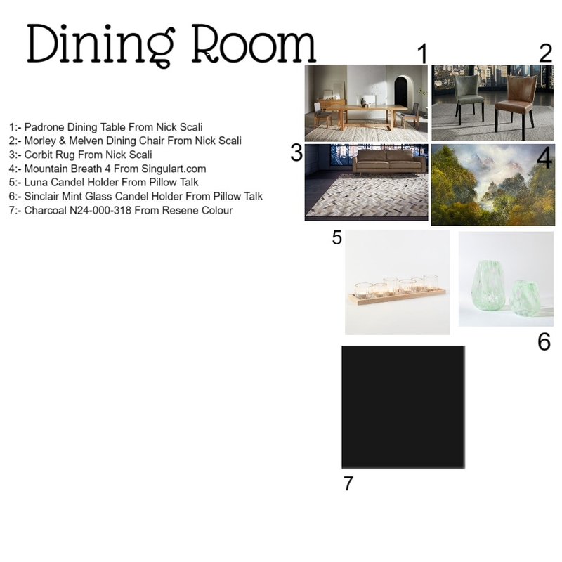 Dining Room Module 9 Mood Board by Kristyleereid124 on Style Sourcebook