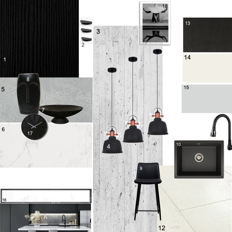 Kitchen Sample Board Mood Board by NCMDESIGN on Style Sourcebook