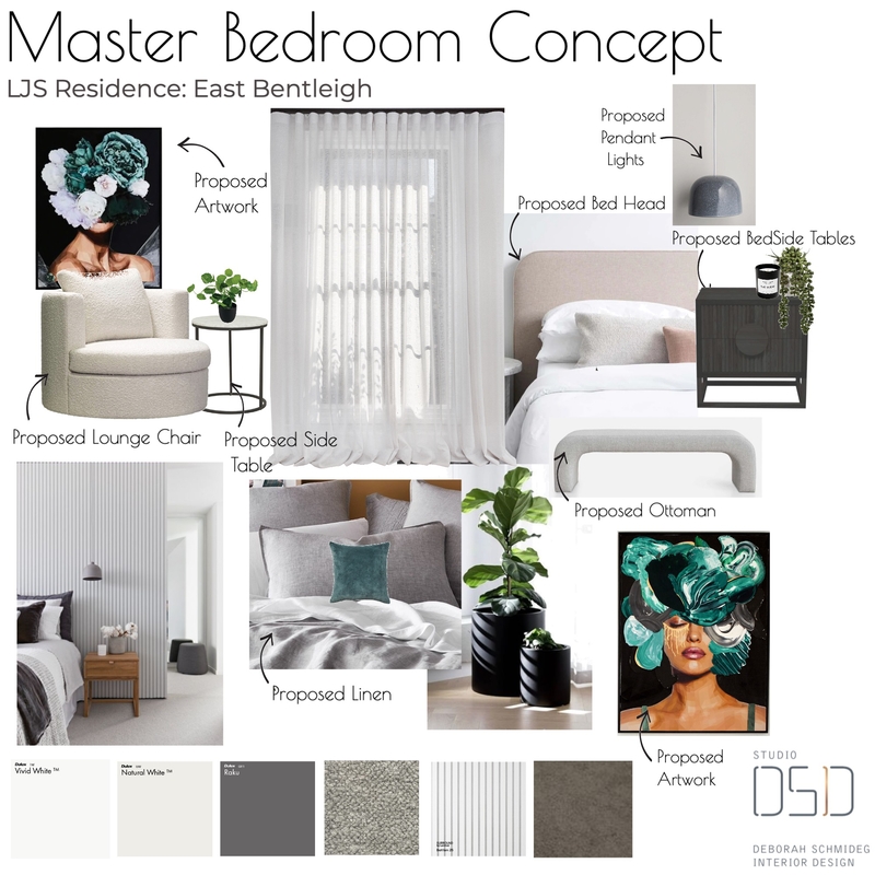 MasterBed revised Concept Mood Board by Debschmideg on Style Sourcebook