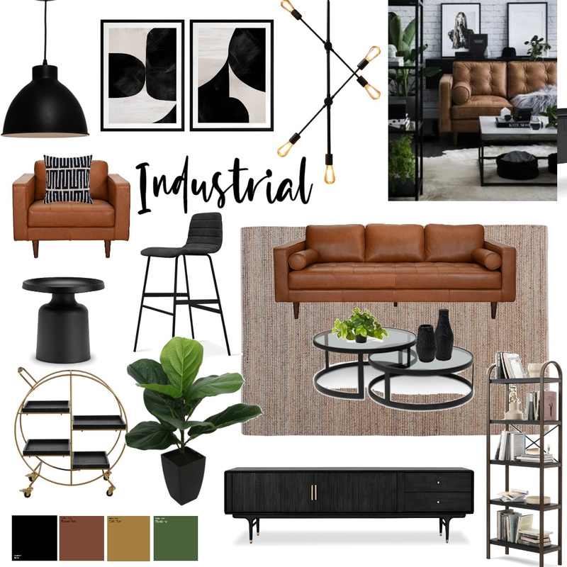 industrial Mood Board by sianleach on Style Sourcebook