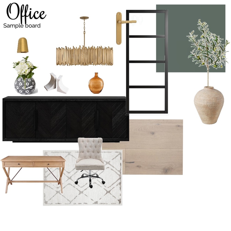 Office Sample Board Mood Board by StudioMac on Style Sourcebook