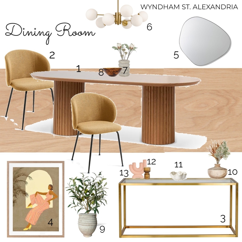 Nicky - Dining Room Mood Board by theacrowley on Style Sourcebook