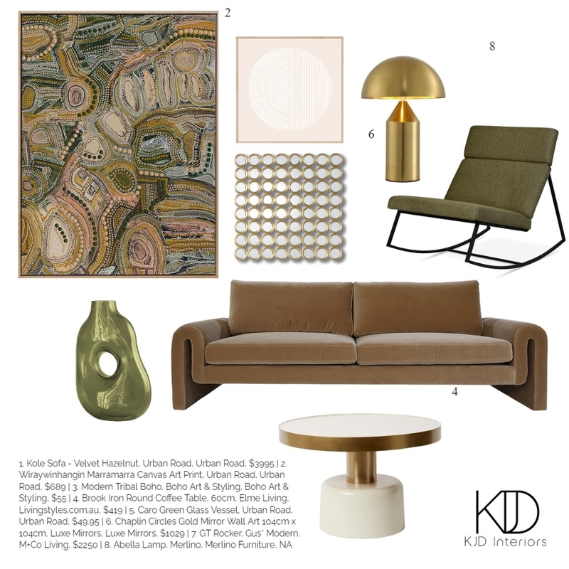 AUGUST LOVES Mood Board by KJD INTERIORS on Style Sourcebook