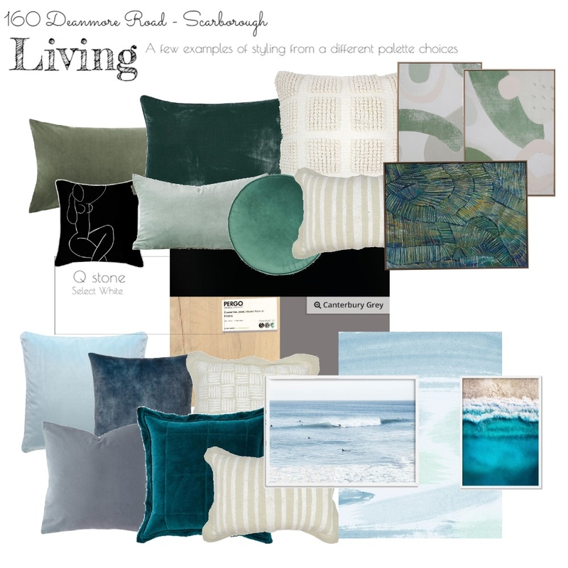 Scarborough Example of Colour Palette Styling Mood Board by Colette on Style Sourcebook