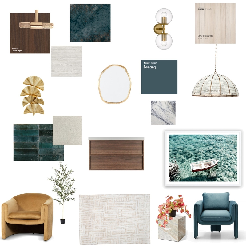 Bedroom/Bathroom Combo Mood Board by WabiSabi Co. on Style Sourcebook