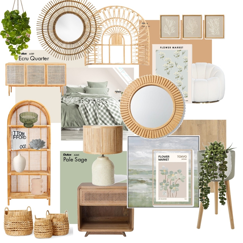 bedroom boho Mood Board by clara.l.hasler on Style Sourcebook