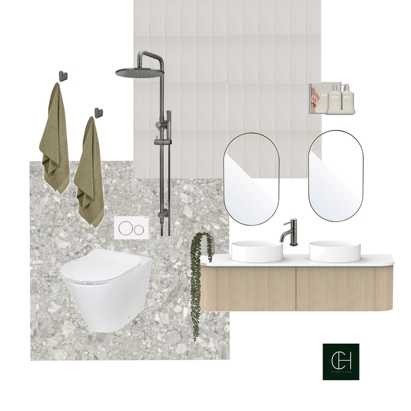 Bathroom Mood Board by C H R I S T I E   H A L L on Style Sourcebook