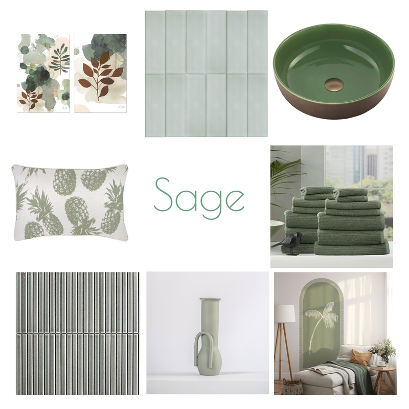 Sage Green Trend Mood Board by SuzanneRobson on Style Sourcebook