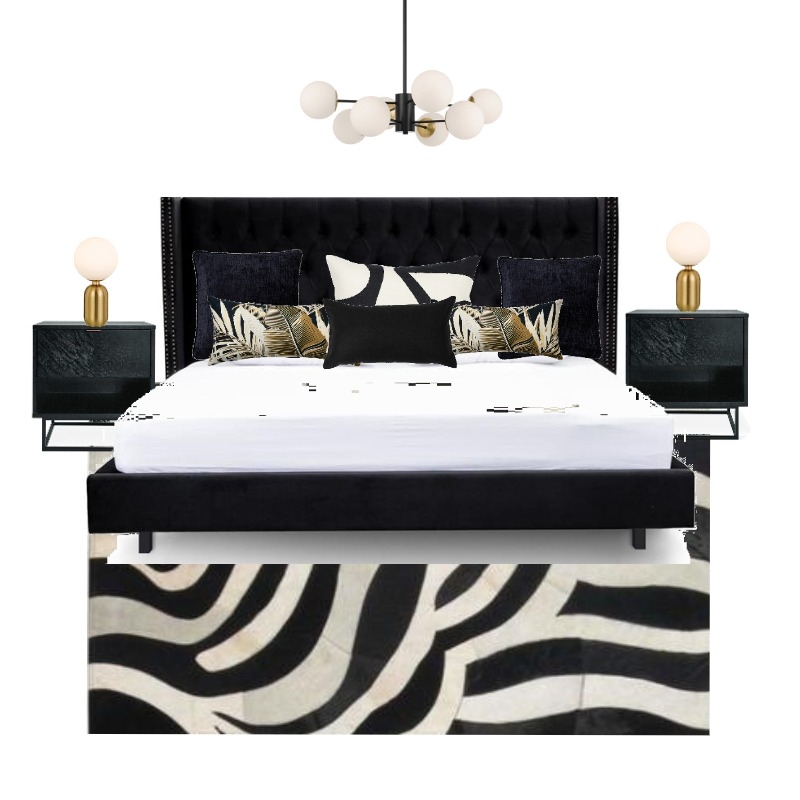 luxury black bedroom Mood Board by welda on Style Sourcebook