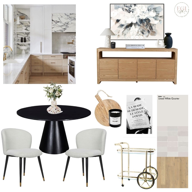 Apartment Living Dining Mood Board by Eliza Grace Interiors on Style Sourcebook