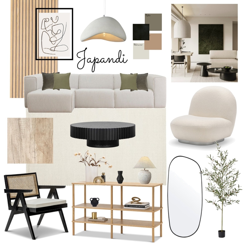 Japandi 4 Mood Board by sianleach on Style Sourcebook