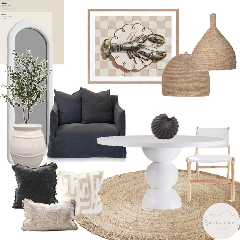 Organic Coastal Mood Board by Rockycove Interiors on Style Sourcebook