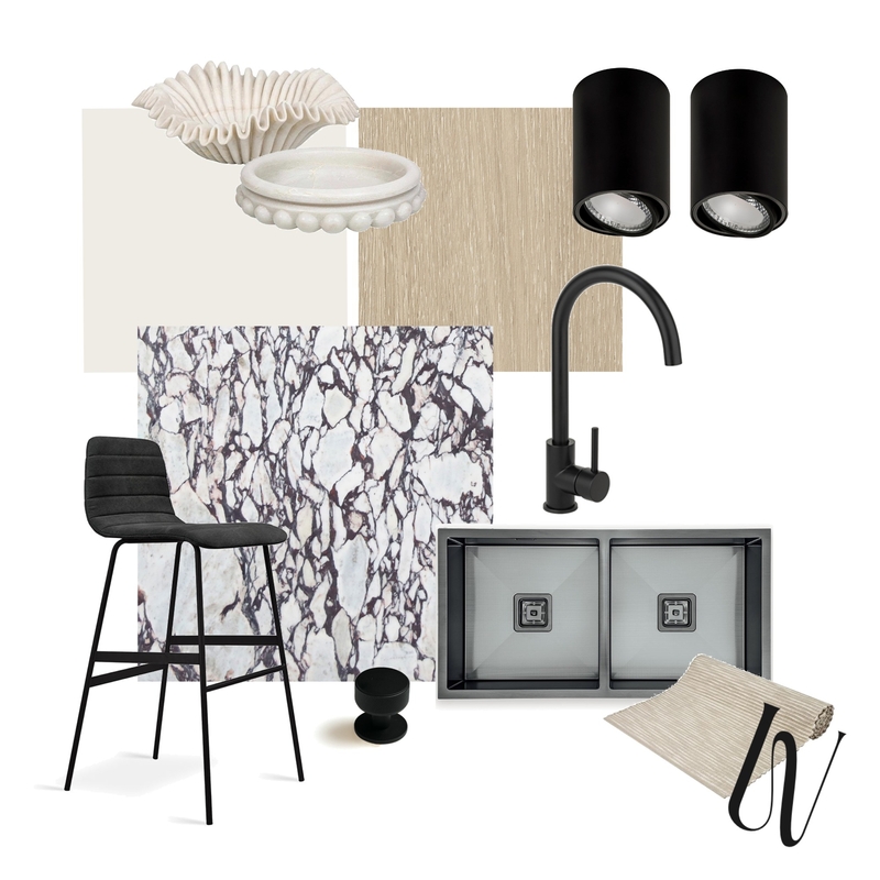 Luxe Contemporary Kitchen Concept - September 2023 Mood Board by Wholesome by Design on Style Sourcebook