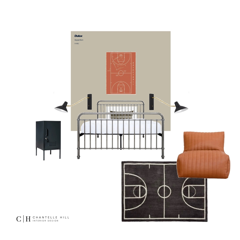 Basketball Mood Board by Chantelle Hill Interiors on Style Sourcebook
