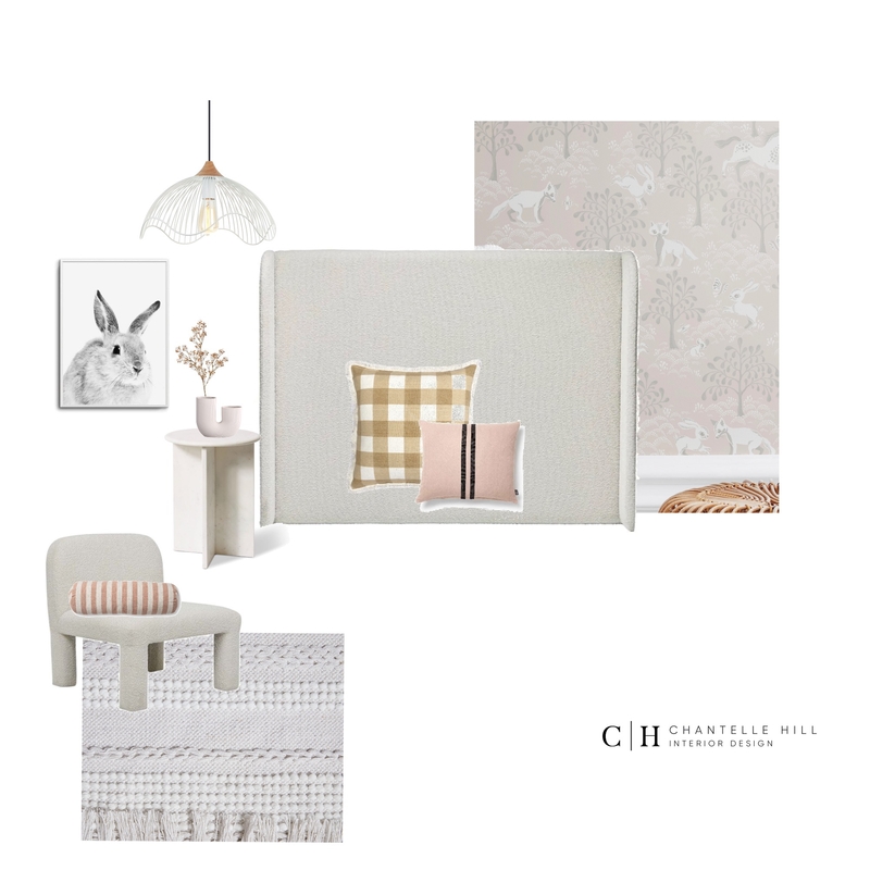 Girls Bedroom Mood Board by Chantelle Hill Interiors on Style Sourcebook