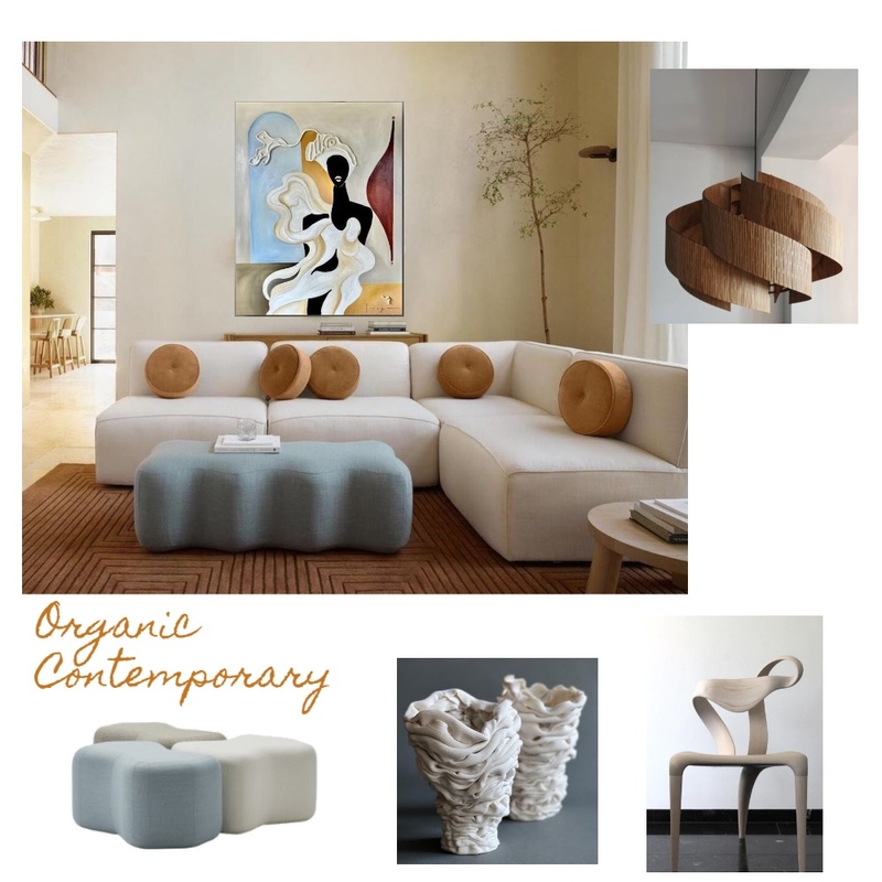Organic Contemporary Mood Board by crisbedmar on Style Sourcebook