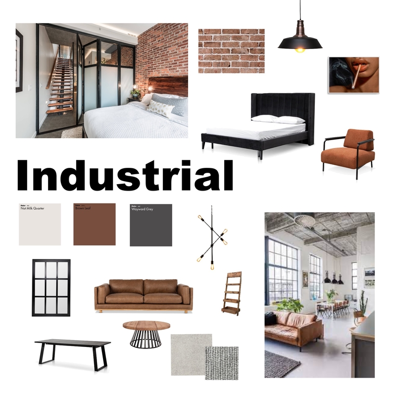 Industrial Mood Board by Natasha Chapman on Style Sourcebook