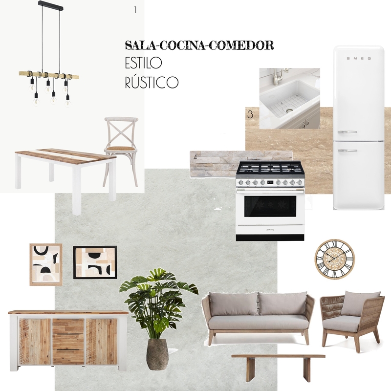 SALA-COCINA-COMEDOR Mood Board by Dulcemarien Gegundez. on Style Sourcebook