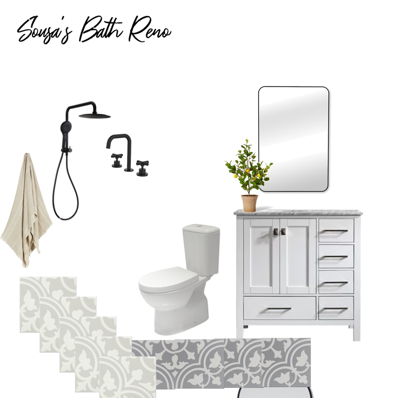 Sousa's Bathroom Reno Mood Board by AlineGlover on Style Sourcebook