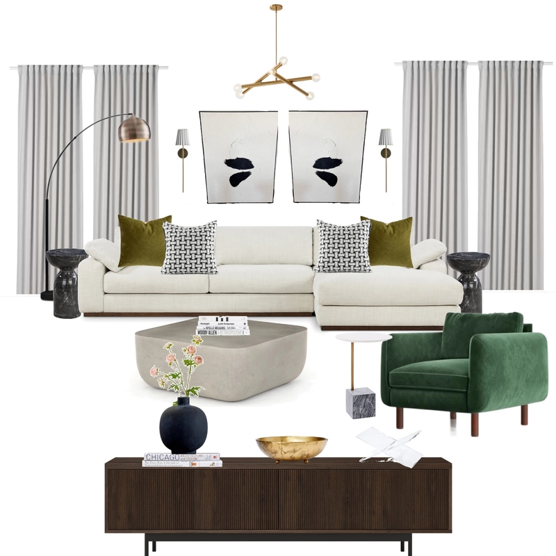 3202 Elva Ave. Living Mood Board by Think Modern on Style Sourcebook