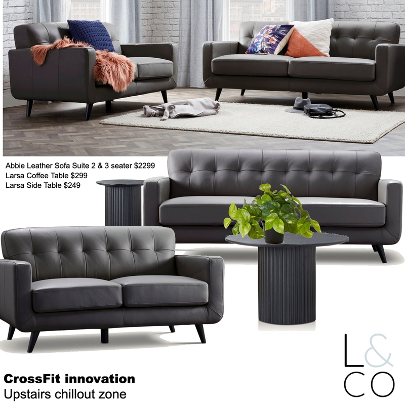 CrossFit Innovation - upstairs chill our zone Mood Board by Linden & Co Interiors on Style Sourcebook