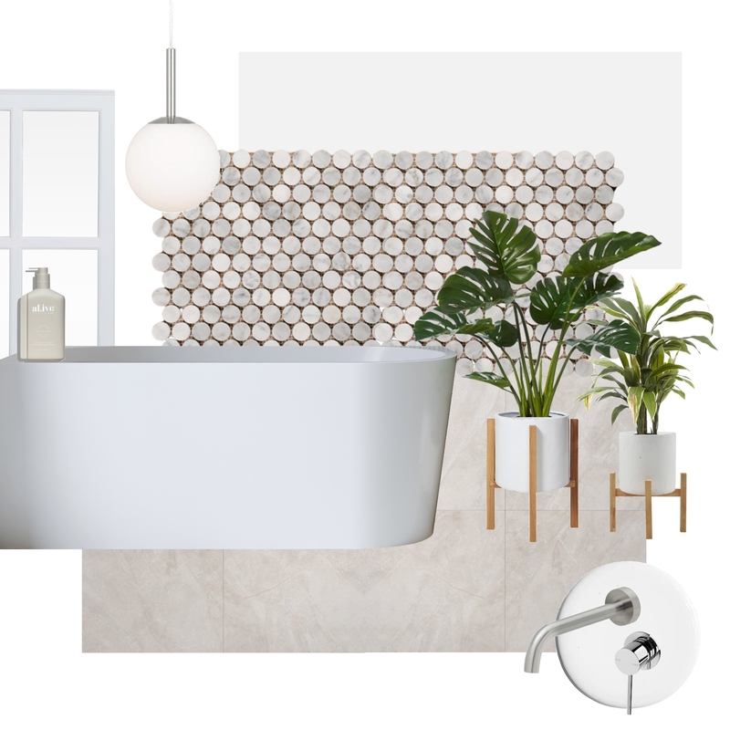 Mood Board Mondays - Baö Bon Back to Corner Bath Mood Board by The Blue Space on Style Sourcebook