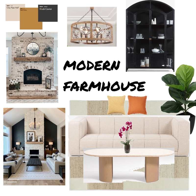 Modern Farmhouse Moodboard Mood Board by KajalShah Interiors on Style Sourcebook