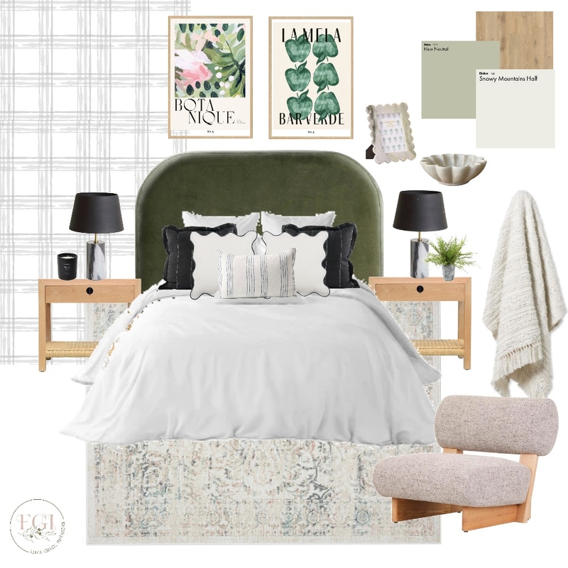Traditional Bedroom Mood Board by Eliza Grace Interiors on Style Sourcebook