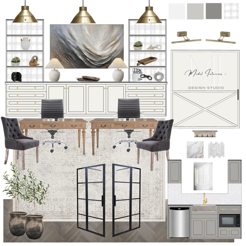 Module 12 - Office Front Mood Board by Model Interiors on Style Sourcebook