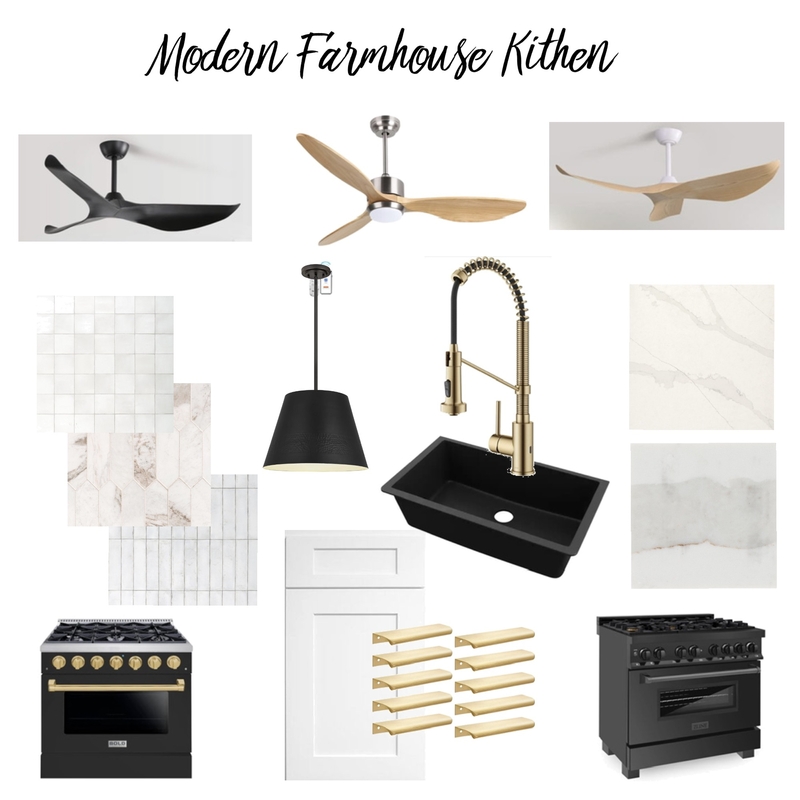 Modern Farmhouse Kitchen Mood Board by Mary Helen Uplifting Designs on Style Sourcebook