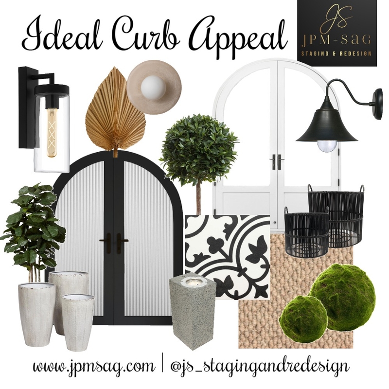 Ideal Curbside Appeal Mood Board by JPM+SAG Staging and Redesign on Style Sourcebook