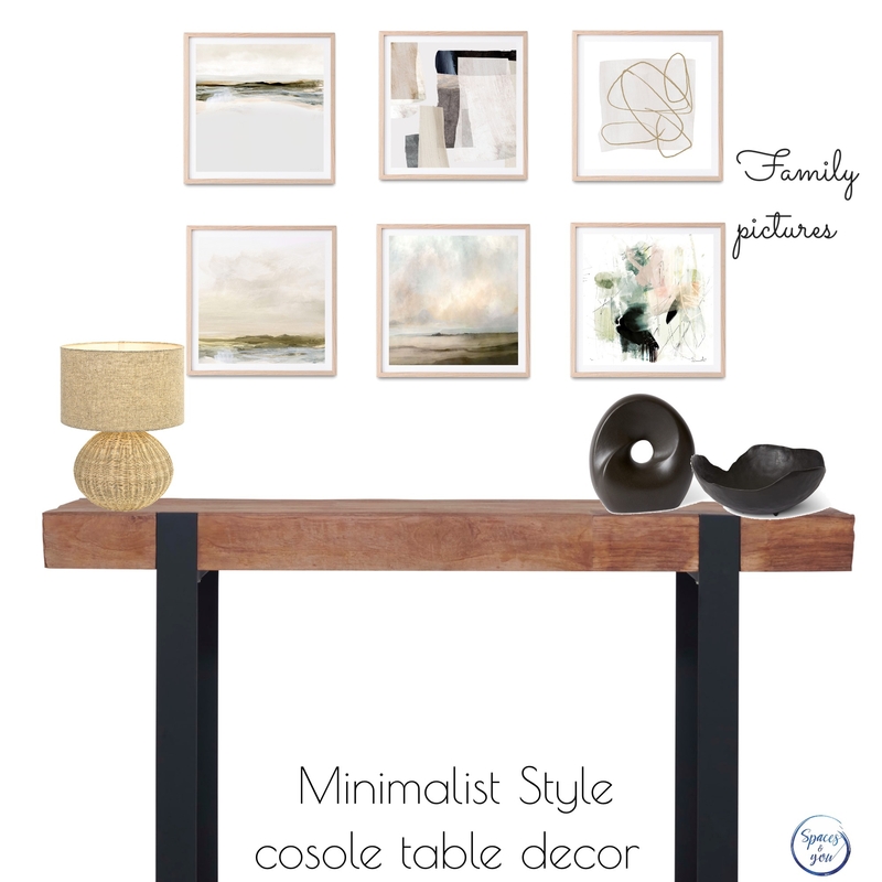 Console table decor Mood Board by Spaces&You on Style Sourcebook