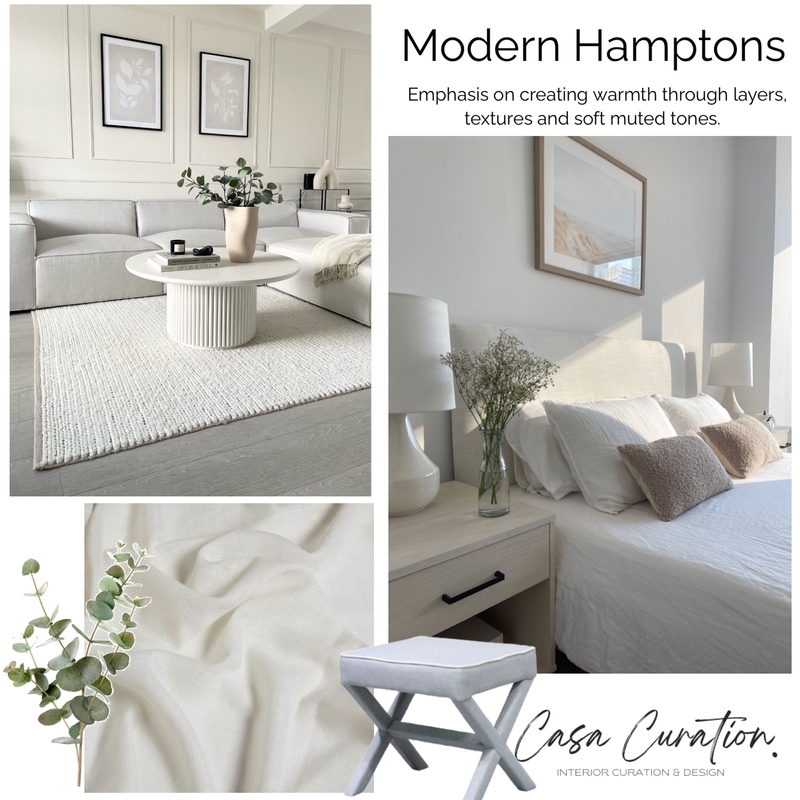 Modern Hamptons Mood Board by Casa Curation on Style Sourcebook