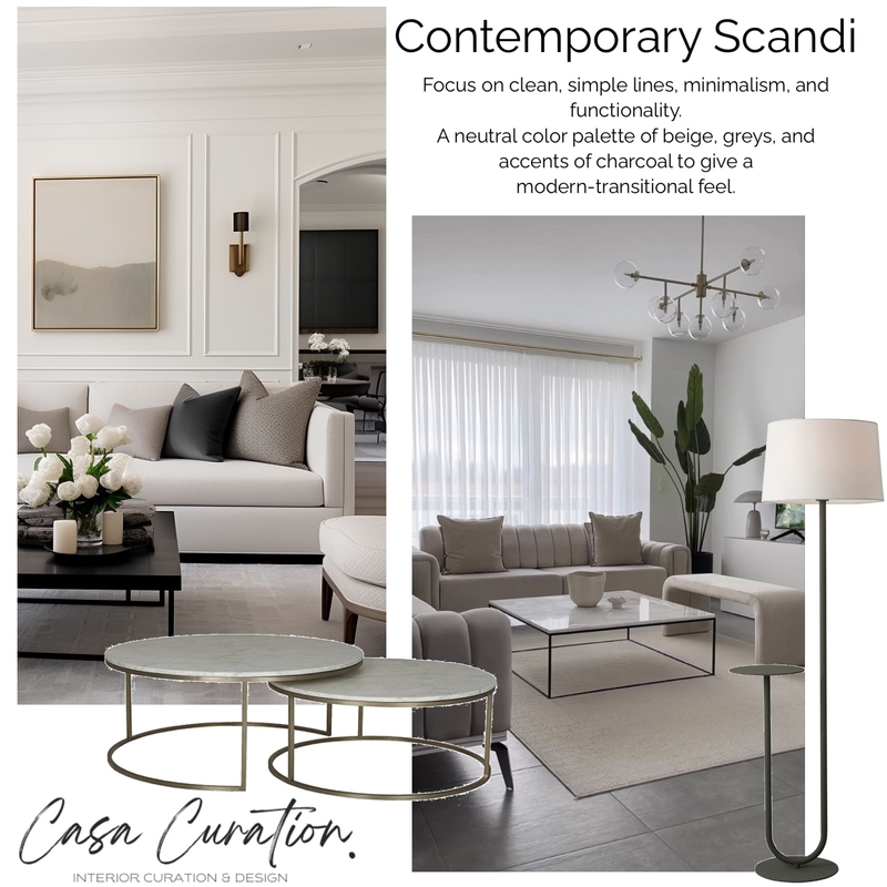 Contemporary Scandi Mood Board by Casa Curation on Style Sourcebook