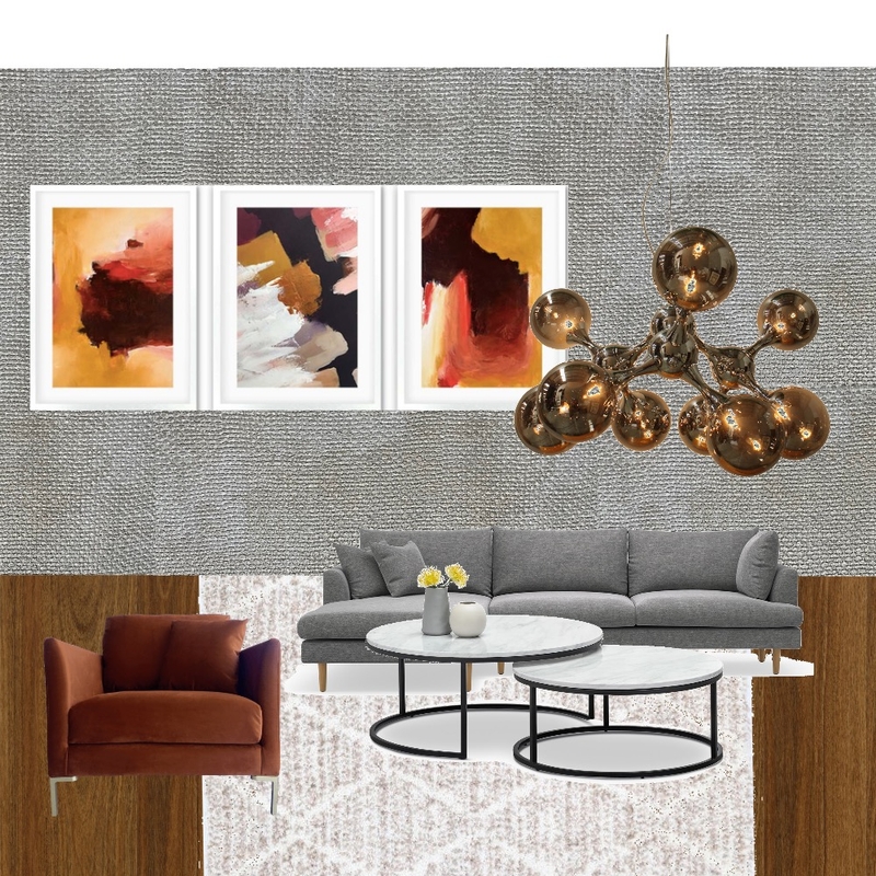 Krupa orange chair/wall Mood Board by Rekucimuci on Style Sourcebook