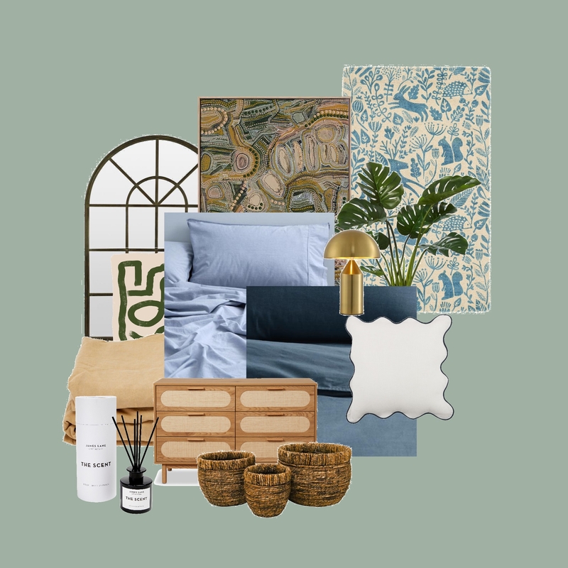 tropical calm bedroom Mood Board by jacs1 on Style Sourcebook