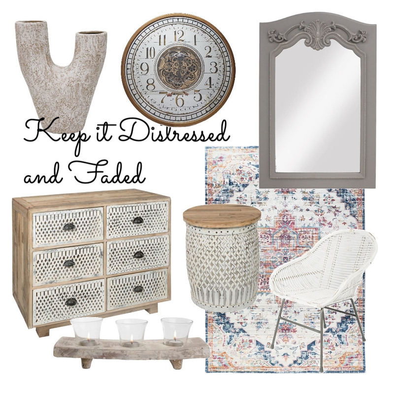 Keep it Distressed & Faded Mood Board by JPM+SAG Staging and Redesign on Style Sourcebook