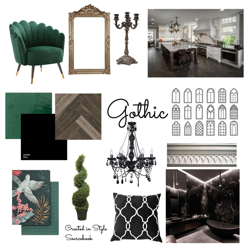 Gothic Mood Board by rekap95 on Style Sourcebook