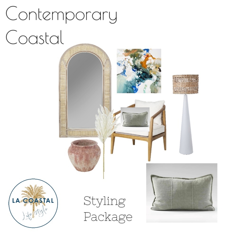 Contemporary Coastal Mood Board by Lucia Dengate on Style Sourcebook