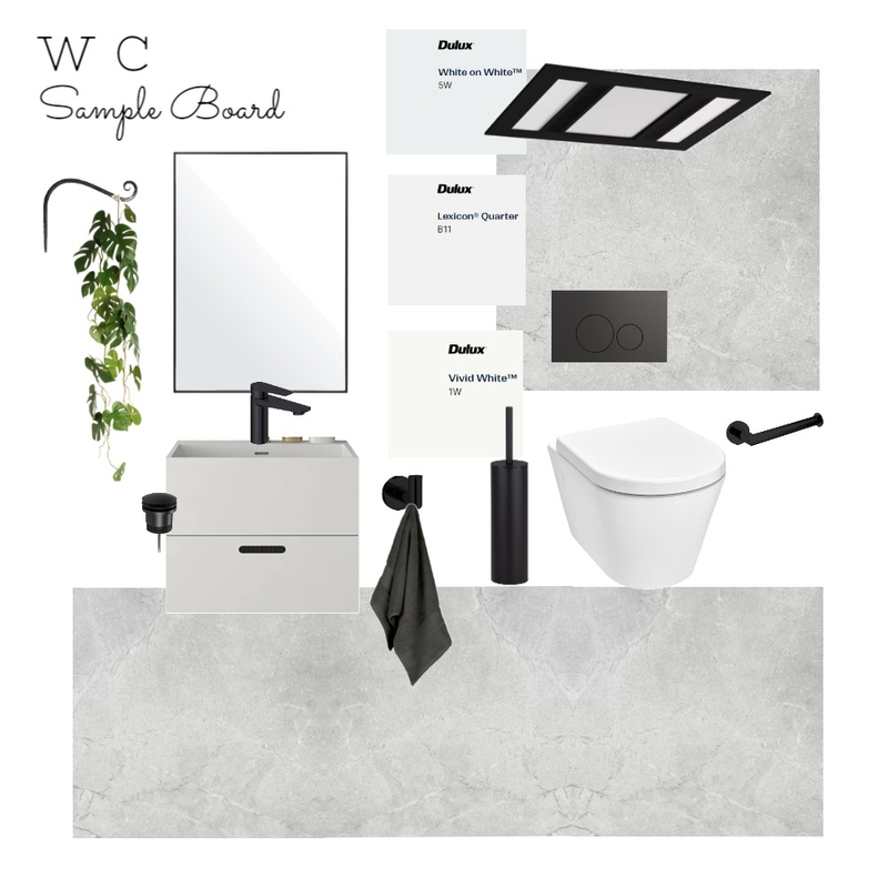 WC Mood Board by Interior Idealist on Style Sourcebook