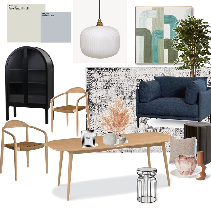 Scandi Dining/Living Room Mood Board by LesleyTennant on Style Sourcebook