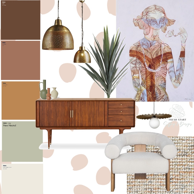 Retro Vintage Styling Mood Board by Fresh Start Styling & Designs on Style Sourcebook